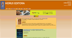 Desktop Screenshot of horuseditora.com.br